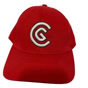 Unisex Adult Cleveland Golf Adjustable Cap in Red